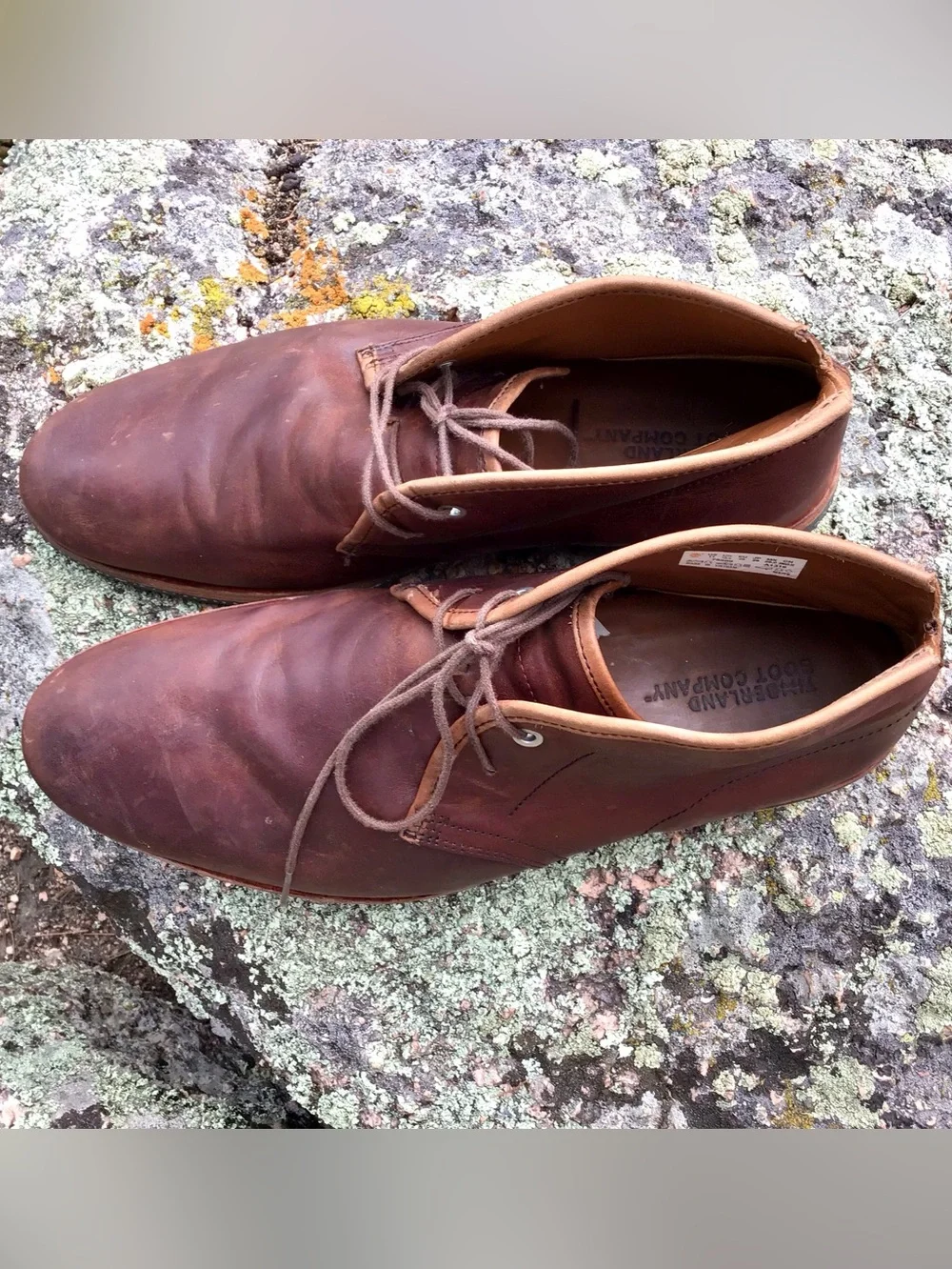 Timberland Boot Company Chukka Brown Leather Boots Men’s Size 11 Heritage Style